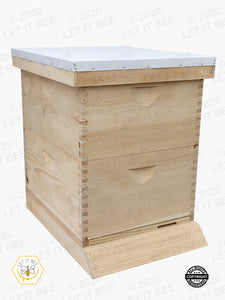 10 Frame Complete Hive Kit 9 5/8" - Wood Frames