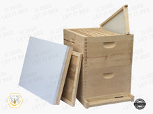 Load image into Gallery viewer, 10 Frame Complete Hive Kit 9 5/8" - Wood Frames
