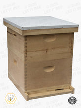 Load image into Gallery viewer, 10 Frame Complete Hive Kit 9 5/8" - Wood Frames
