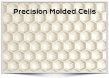 Load image into Gallery viewer, Acorn One-Piece Plastic Bee Frames - 6 1/4"(Medium) - White - Standard Wax