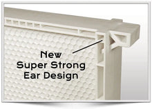 Load image into Gallery viewer, Acorn One-Piece Plastic Bee Frames - 6 1/4"(Medium) - White - Standard Wax