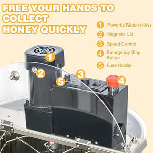 4/12 Frame Stainless Steel Power Extractor