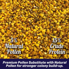 Load image into Gallery viewer, Ultra Bee Plus Patties with Natural Pollen CTN/ 40 Patties
