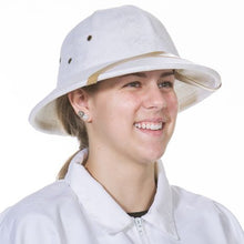 Load image into Gallery viewer, White Ventilated Helmet Adjustable
