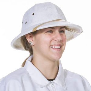 White Ventilated Helmet Adjustable