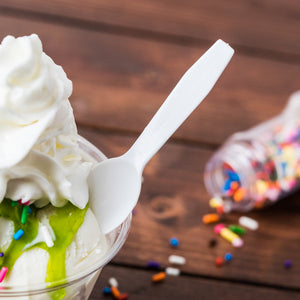 3" Plastic Taster Spoon
