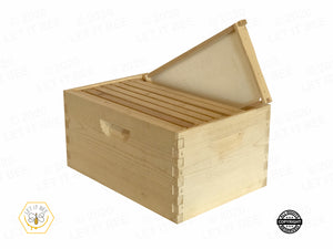 8 Frame 9 5/8" (24.45 cm) Hive Kit - Wood Frames