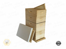 Load image into Gallery viewer, 8 Frame Traditional Growing Apiary Kit - Wood Frames
