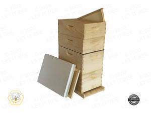 8 Frame Traditional Growing Apiary Kit - Wood Frames