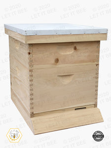 10 Frame Complete Hive Kit Combo - Wood Frames