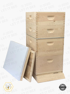 Unassembled 10 Frame Traditional Growing Apiary Kit - Wood Frames