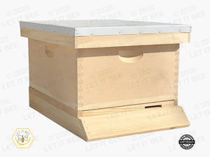 Complete 10 Frame 9 5/8" (Deep) Hive Kit - Wood Frames