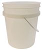 5-gallon (18.95l) White plastic pail