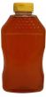 2 lb (32 oz) Hourglass Embossed Plastic Jars - With Yellow Flip Top Lids - 12 pack