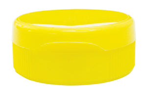 Yellow Lids For Plastic Jars - 38mm 12 pack
